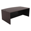 | Alera ALEVA227236ES Valencia Series 41-3/8 in. x 71 in. x 29-1/2 in. Bow Front Desk Shell - Espresso image number 0