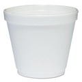 Just Launched | Dart 8SJ12 8 oz. Squat Food Foam Containers - White (1000/Carton) image number 1