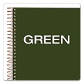 Office Jansan | Ampad 20-816 Gold Fibre 1-Subject Project-Management Format Wirebound Project Notes Book With (84) 9.5 in. x 7.25 in. Sheets - Green Cover image number 6