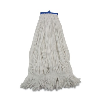 Boardwalk 24 oz. Lie-Flat Rayon Fiber Mop Head - White (12/Carton)
