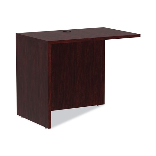 Office Desks & Workstations | Alera ALEVA353624MY 35 in. x 23-5/8 in. x 29-1/2 in. Valencia Series Reversible Return/Bridge Shell - Mahogany image number 0