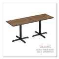  | Alera ALETT7224EW 71.5 in. x 23.63 in. Rectangular Reversible Laminate Table Top - Espresso/Walnut image number 6