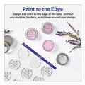 Office Jansan | Avery 04222 0.75 in. Diameter Printable Self-Adhesive Permanent ID Labels with Sure Feed - Clear (400/Pack) image number 2