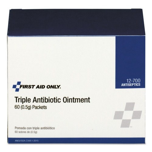First Aid | First Aid Only 12-700 0.5 grams Packet Triple Antibiotic Ointment (1/Box) image number 0