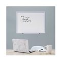 Office Jansan | Universal UNV44618 24 in. x 18 in. Deluxe Melamine Dry Erase Board - White Surface, Aluminum Frame image number 6