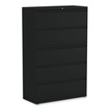 | Alera 25513 42 in. x 18.63 in. x 67.63 in. 5 Legal/Letter/A4/A5 Size Lateral File Drawers - Black image number 0