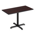 Office Desks & Workstations | Alera ALETBH423B Hospitality Series 27.5 in. x 40.38 in. 300 lbs. Capacity Steel Single-Column Bases - Black image number 2
