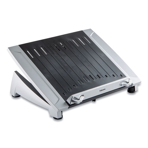 Office Desks & Workstations | Fellowes Mfg Co. 8036701 Office Suites Laptop Riser Plus, 15.06-in X 10.5-in X 6.5-in, Black/silver, Supports 10 Lbs image number 0