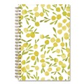 Notebooks & Pads | Blue Sky 149061 8 in. x 5 in. 12-Month (Jan to Dec): 2026 Mimosa Weekly/Monthly Planner - Lemon Artwork, Yellow/Green/White Cover image number 1