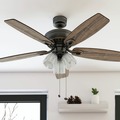 Ceiling Fans | Prominence Home 51017-45 52 in. Marston Traditional Indoor LED Ceiling Fan with Light - Bronze image number 4