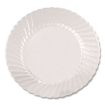 WNA WNA RSCW101212 10.25 in. Diameter Plastic Classicware Plates - Clear (144/Carton)