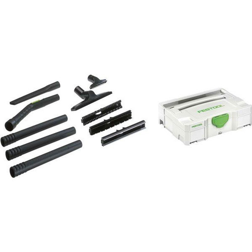 Vacuum Attachments | Festool 497697 Compact Cleaning Set in T-Loc Systainer image number 0
