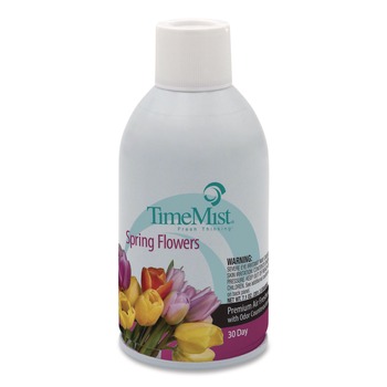TimeMist 6.6 oz. Aerosol Spray Premium Metered Air Freshener Refills - Spring Flowers
