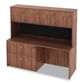  | Alera ALEVA513622WA Valencia Series 34 in. x 22-3/4 in. x 29-1/2 in. Two-Drawer Lateral File - Modern Walnut image number 4