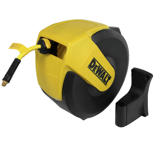 Air Hoses and Reels | Dewalt DXCM024-0345 3/8 in. x 50 ft. Enclosed Air Hose Reel with Hybrid Hose image number 0