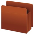 Office Jansan | Pendaflex 95363 5.25 in. Expansion Heavy-Duty End Tab File Pockets - Letter Size, Red Fiber (10/Box) image number 0
