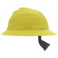  | MSA 10215832 V-Gard C1 Fas-Trac III Full Brim Vented Hard Hat - Yellow image number 3
