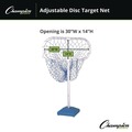Toys | Champion Sports FSGAME 30 in. x 12 in. x 24 in. to 36 in. Disc Target Game Net image number 1