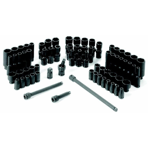 Sockets | Grey Pneumatic 9771 71-Piece 1/4 in. Drive 6-Point SAE/Metric Standard and Deep Surface Impact Socket Set image number 0