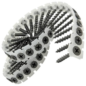 COLLATED SCREWS | SENCO 06A125PB 6-Gauge 1-1/4 in. Collated Drywall to Wood Screws (4,000-Pack)