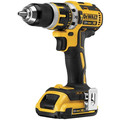 Combo Kits | Dewalt DCK286D2 20V MAX XR Lithium-Ion Brushless Compact 1/2 in. Hammer Drill & Impact Driver Combo Kit image number 1