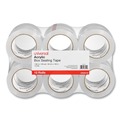  | Universal UNV66100 3 in. Core 1.88 in. x 109 yds. Deluxe General-Purpose Acrylic Box Sealing Tape - Clear (12/Pack) image number 0