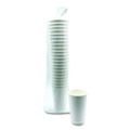Cups and Lids | Boardwalk BWKDW16HCUP 16 oz Double-Walled Paper Hot Cups - White (500/Carton) image number 3
