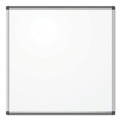 White Boards | U Brands 2806U00-01 PINIT 35 x 35 Magnetic Dry Erase Board - White image number 0