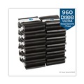 Labor Day Sale! Save $30 off $199! | Dixie DUSSS5 SmartStock Tri-Tower Mediumweight Polystyrene Dispensing Soup Spoon - Black (960/Carton) image number 2