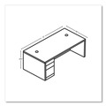 Office Desks & Workstations | HON H105896L.PINCPINC 10500 Series 72 in. x 36 in. x 29.5 in. L Workstation Single Pedestal Desk with Full-Height Pedestal - Pinnacle image number 3