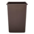 Trash & Waste Bins | Rubbermaid Commercial FG256B00BRN 56 gal. Plastic Glutton Container - Brown image number 2