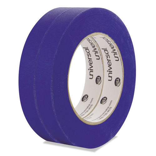  | Universal UNVPT14019 3 in. Core 18 mm x 54.8 mm Premium UV Resistant Masking Tape - Blue (2 Rolls/Pack) image number 0