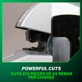 Copper and Pvc Cutters | Metabo HPT VB3616DAM MultiVolt 36V Brushless Lithium-Ion Cordless Rebar Bender/ Cutter Kit with 2 Batteries (4 Ah) image number 6