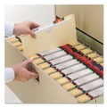 Office Jansan | Smead 75605 2 in. Expansion 100% Recycled Top Tab File Jackets - Letter, Manila (50/Box) image number 4