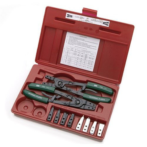 Pliers | SK Hand Tool 7750 10-Piece Retaining Ring Pliers Set image number 0