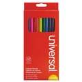 Office Jansan | Universal UNV55324 Woodcase 3 mm Colored Pencils - Assorted Colors (24/Pack) image number 2