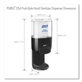 Bulk Savings Pricing 2 | PURELL 5024-01 5.25 in. x 8.56 in. x 12.13 in. 1200 mL Push-Style Hand Sanitizer Dispenser - Graphite (1/Carton) image number 4