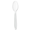 Cutlery | SOLO HSWT-0007 Impress Heavyweight Polystyrene Teaspoons - White (1000/Carton) image number 0