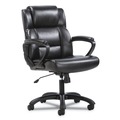  | Basyx HVST305 19 in. - 23 in. Seat Height Mid-Back Executive Chair Supports Up to 225 lbs. - Black image number 0