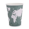 Cups and Lids | Eco-Products EP-BNHC12-WD 12 oz. World Art Renewable and Compostable Insulated Hot Cups (600/Carton) image number 4