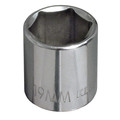 Sockets | Klein Tools 65918 3/8 in. Drive 18 mm Metric 6-Point Socket image number 0