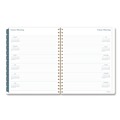 Notebooks & Pads | AT-A-GLANCE 1768905 11 in. x 8.5 in. 12-Month (Jan-Dec 2026) Midnight Garden Weekly/Monthly Planner - Black/Pink/Green Cover image number 6