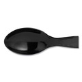 Cutlery | Dixie TH517 Heavyweight Plastic Cutlery Teaspoons - Black (1000/Carton) image number 3