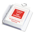 Office Jansan | C-Line 62027 11 in. x 8.5 in. Standard Weight Polypropylene Sheet Protectors - Clear (100/Box) image number 1