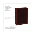  | Alera ALEVA634432MY 31.75 in. x 14 in. x 39.38 in. Valencia Series 3-Shelf Bookcase - Mahogany image number 6