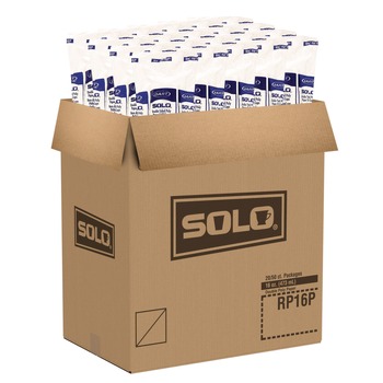 SOLO 16 oz. Double Sided Poly Paper Cold Cups - White (1000/Carton)