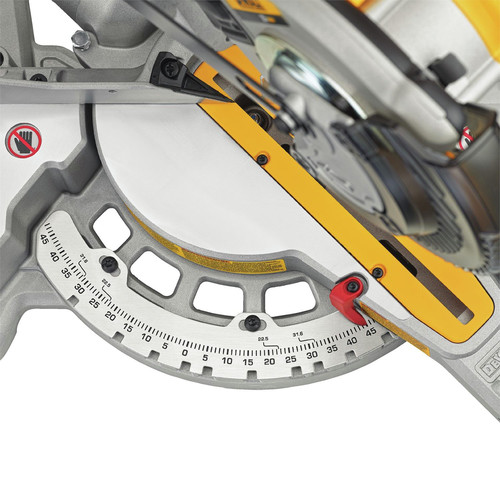 Dewalt dcs361m1 cordless hotsell miter saw