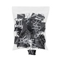  | Universal UNV10210VP Binder Clips in Zip-Seal Bag - Medium, Black/Silver (36/Pack) image number 0