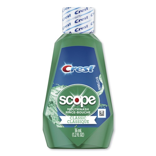  | Crest 97506 Scope Classic Mint 36 mL Bottle Mouthwash (180/Carton) image number 0