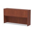  | Alera ALEVA286615MC 64.75 in. x 154 in. x 35.38 in. 4 Compartments Valencia Series Hutch with Doors - Medium Cherry image number 1